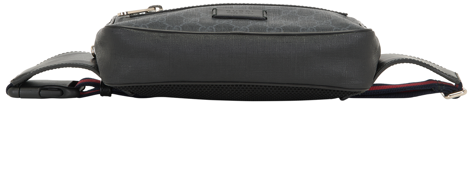GG Supreme Belt Bag, &pound;450, Handbags, Black, Canvas/Leather, Top view